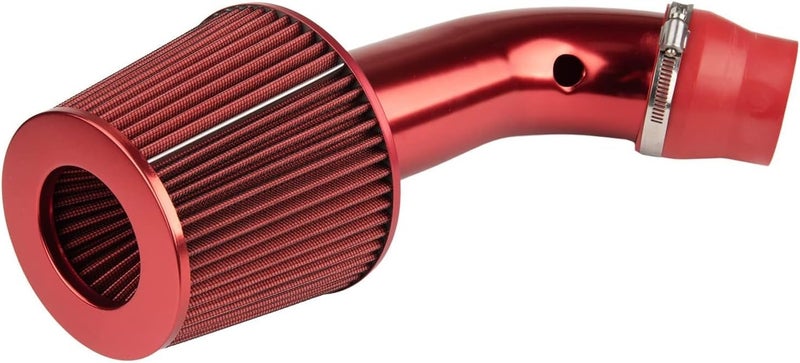 AUTOSITY Cold Air Intake Kit, Universal 3" Cold Air Intake, Upgraded Air Intake System Kit - Red - Image 4